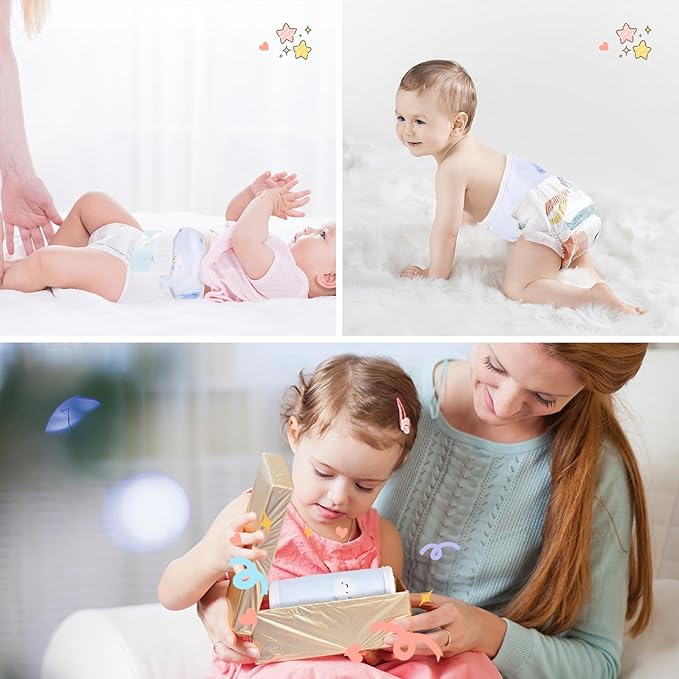 4Pcs Baby Infant Umbilical Cord Belly Bands Cartoon Cotton Soft Baby Belly Belt, Adjustable Newborn Belly Button Wrap, Baby Tummy Wrap for Protection, Baby Gifts for 0 to 12 Months(Whale)