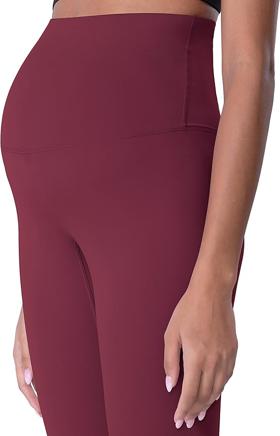 POSHDIVAH Women's Maternity Leggings Over The Belly Pregnancy Yoga Pants Active Wear Workout Leggings