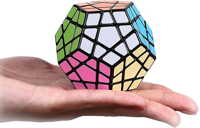 Dreampark 3x3 Megaminx Speed Cube Puzzle Toy, Black