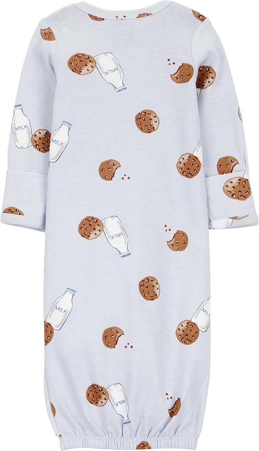Simple Joys by Carter's unisex-baby 3-pack Neutral Cotton Sleeper Gown