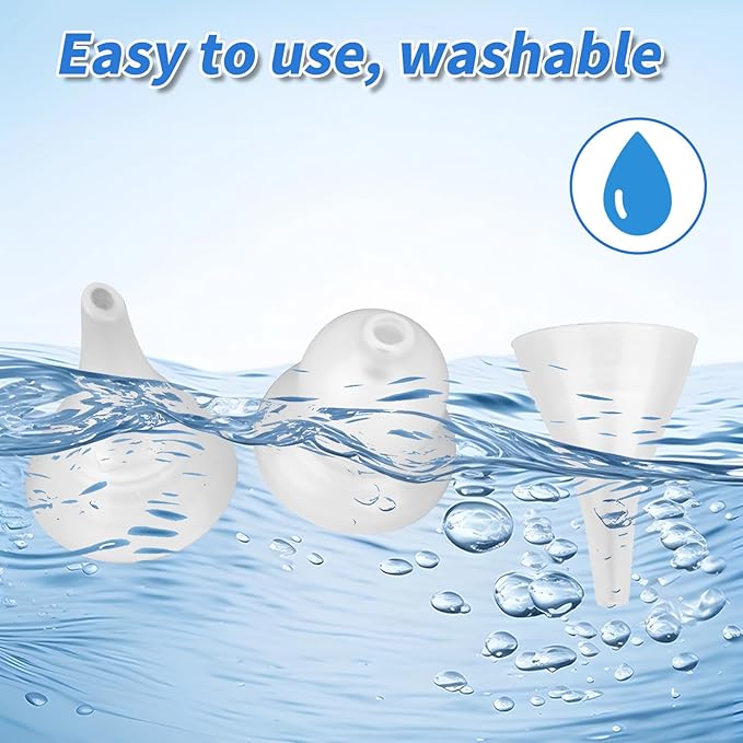 3 Pcs Nasal Aspirator Replacement Tips, Silicone Replacement Parts for Baby & Toddlers Compatible with GROWNSY Watolt LittleTora HEYVALUE Cocobela HailiCare KIDIRA TEQIN X-Bosak