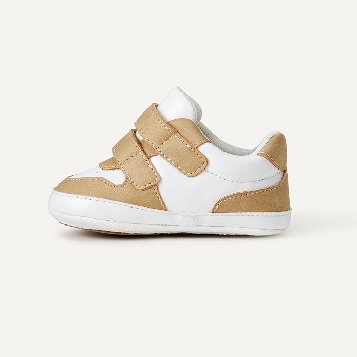 Amazon Essentials Unisex Babies' Hook & Loop Court Sneakers