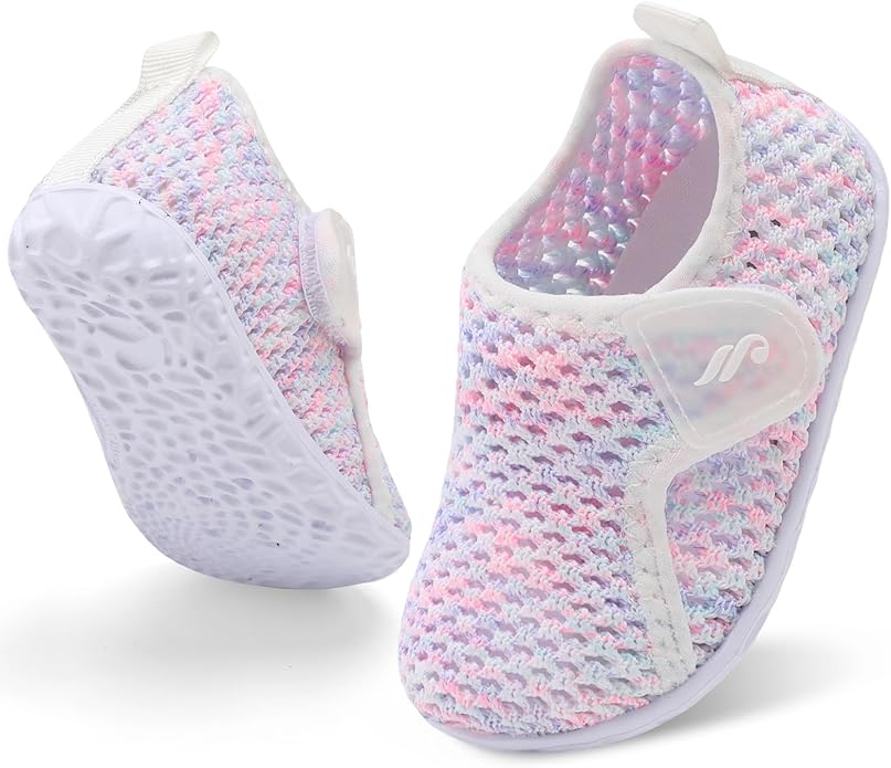 JIASUQI Baby Boys Girls Barefoot Swim Pool Water Shoes Beach Walking Sandals Athletic Sneakers