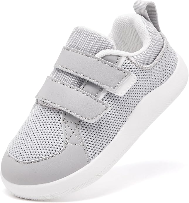 MORENDL Boys & Girls Walking Shoes 0-4 Years Baby Wide Toe Box Barefoot Shoes Toddler Sneakers
