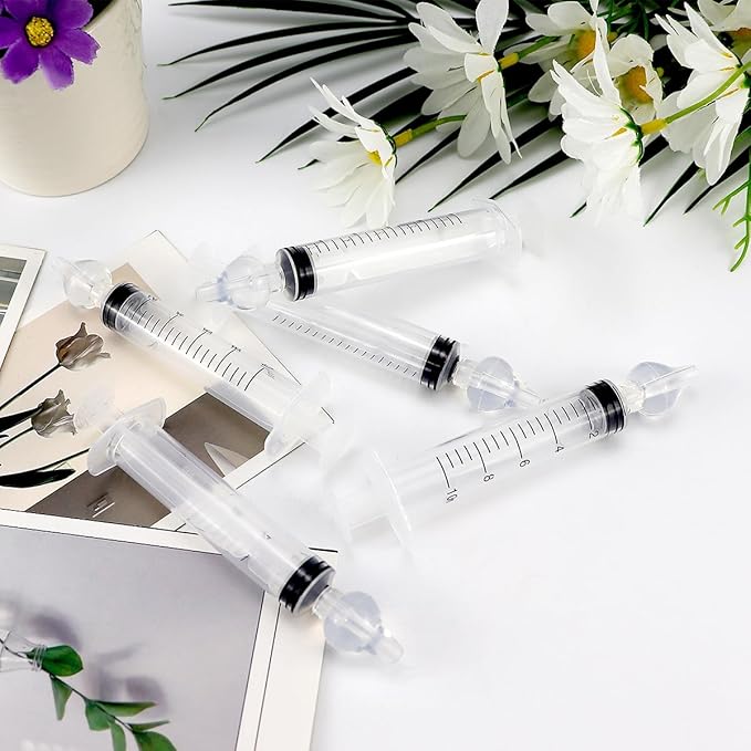 DOERDO Nasal Syringe Irrigator, 8PCS Infant Nasal Irrigator, Silicone Tip Professional Infant Nose Cleaner, Reusable