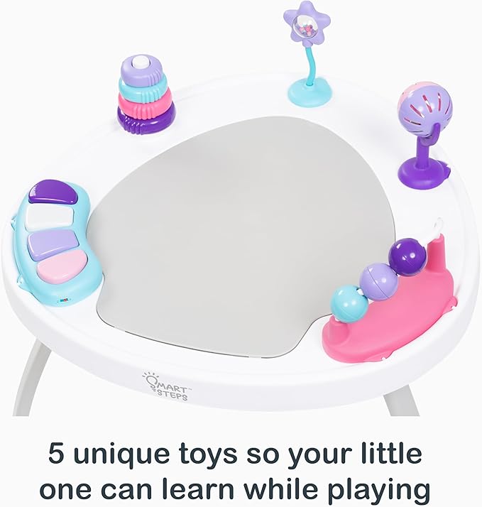 Smart Steps® Bounce N’ Play 3-in-1 Activity Center, Harmony Pink