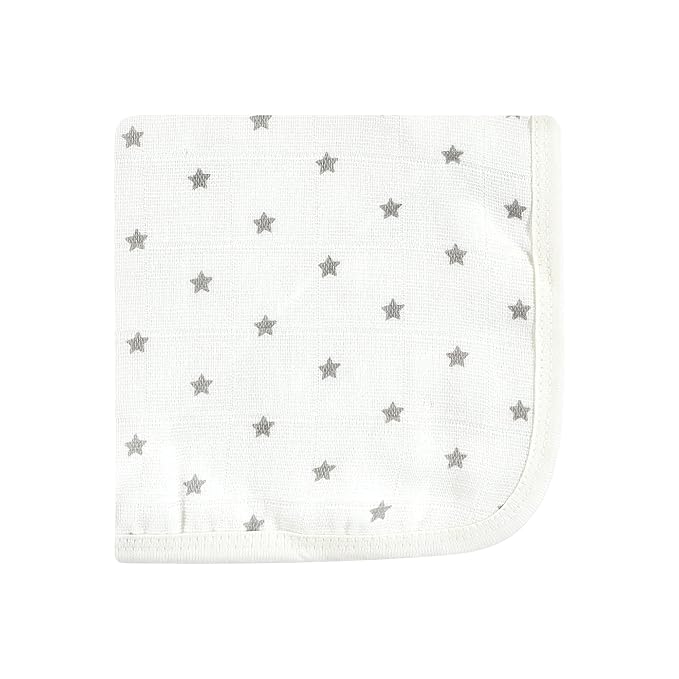 Hudson Baby Unisex Baby Cotton Muslin Washcloths, Royal Safari, One Size