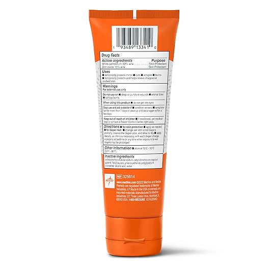 Medline Remedy Specialized Extra Thick Zinc Skin Paste (4 oz), Unscented, Micronized Zinc Oxide, Incontinence Cream, Diaper Rash, Barrier, Nourishing, Soothes Irritation, Wetness Protection