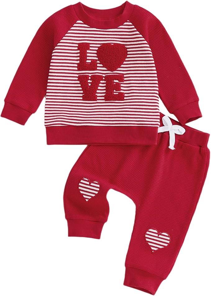 Infant Baby Boy Fall Clothes Set Funny Letter Sweatshirt Pant Outfit Toddler Winter Clothes 6 12 18 Months 2T 3T