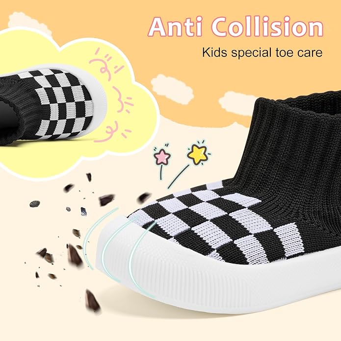 VIFUUR Baby Shoes Girls Boys Toddler Sneakers Non-Slip First Walkers Shoes for Babies 6 9 12 18 24 Months