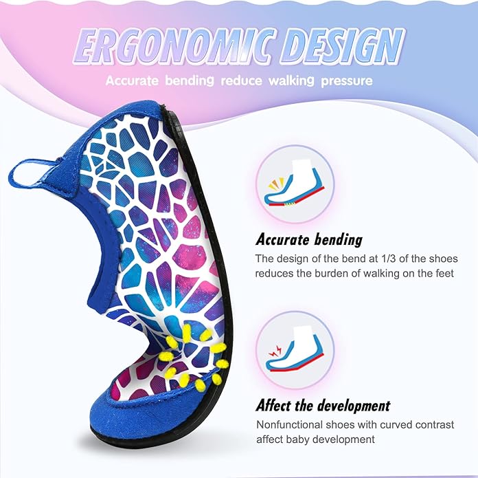 Baby Boys and Girls Swim Water Shoes Barefoot Aqua Socks Non-Slip for Beach Pool Toddler Kids