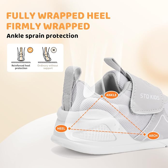 Baby Barefoot First Walking Shoes with Wide Toe Box Orthopedic Toddler Shoes for 6 12 18 24 Months