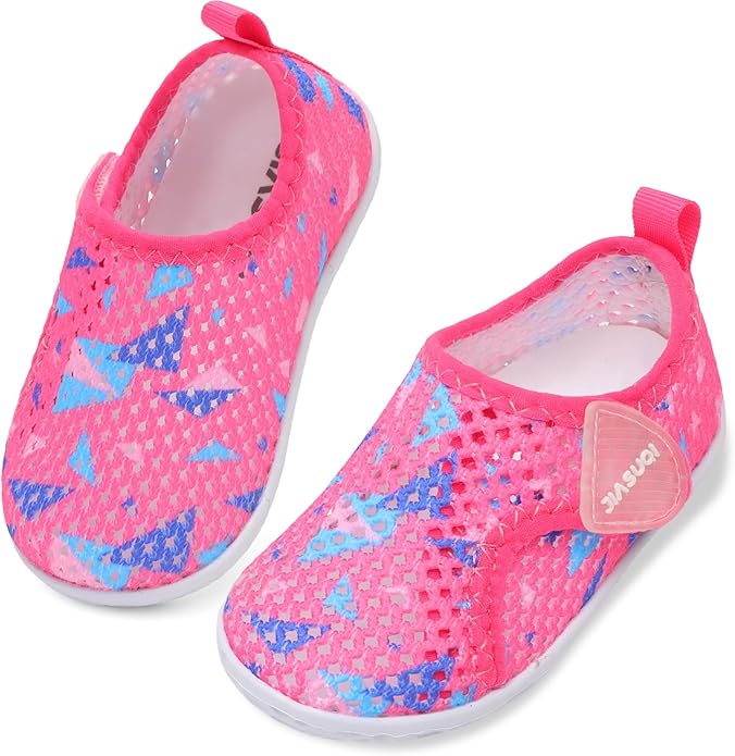 JIASUQI Baby Boys Girls Barefoot Swim Pool Water Shoes Beach Walking Sandals Athletic Sneakers