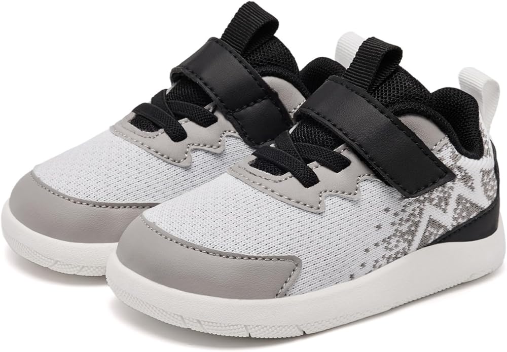 MORENDL Wide Toddler Shoes Baby Walking Shoes Boys & Girls Barefoot Sneakers Zero Drop Comfort Tennis Running Outdoor Activities