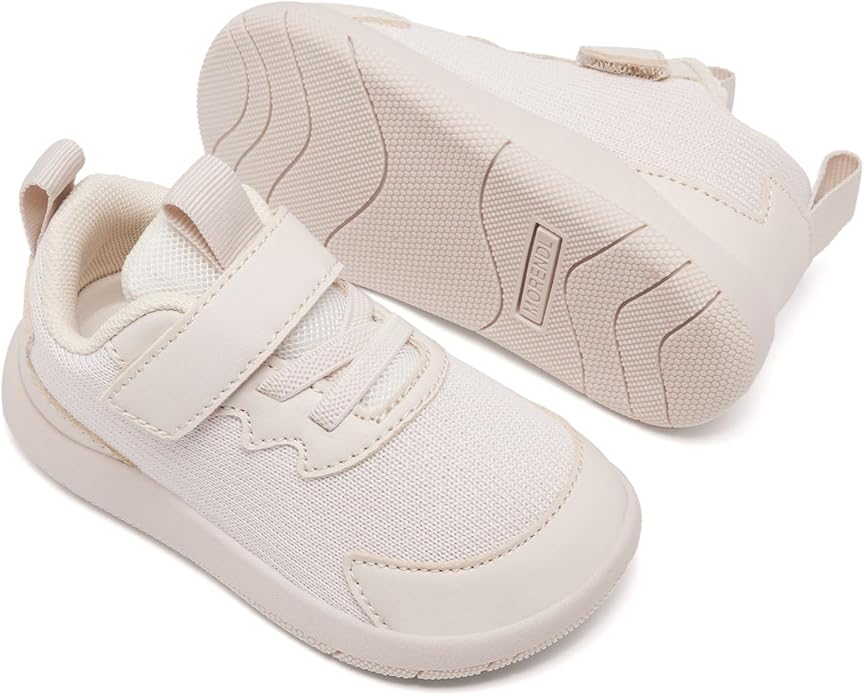MORENDL Wide Toddler Shoes Baby Walking Shoes Boys & Girls Barefoot Sneakers Zero Drop Comfort Tennis Running Outdoor Activities