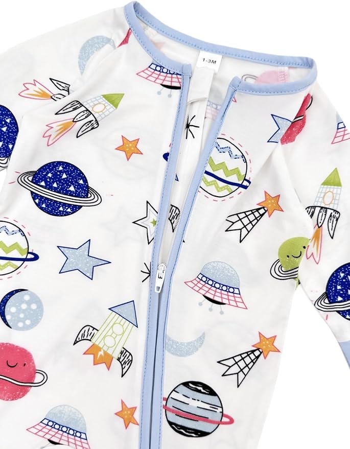 Bow Dream Baby Boy Romper Jumpsuit Bamboo Rayon Baby girl Clothes Baby Romper Clothing Newborn-24 Months
