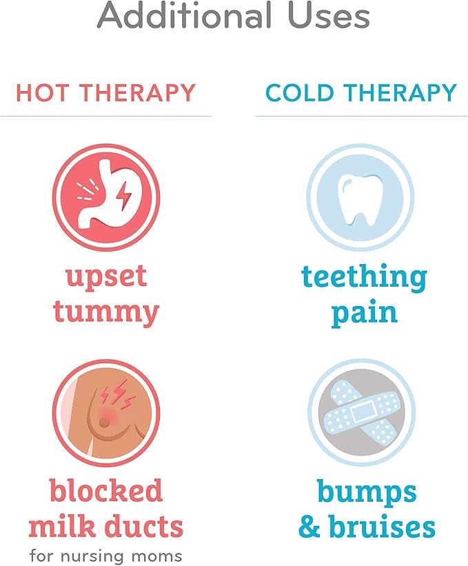 Munchkin® Theraburpee with Essential Oils: Colic & Fever Rescue Kit + with Hot & Cold Therapy Burp Cloths & Aromatherapy