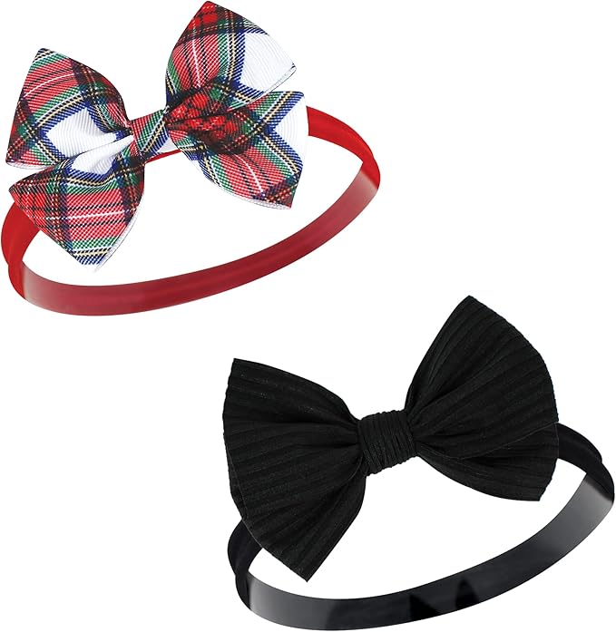 Hudson Baby Cotton and Synthetic Headbands, Size 0-24 Months