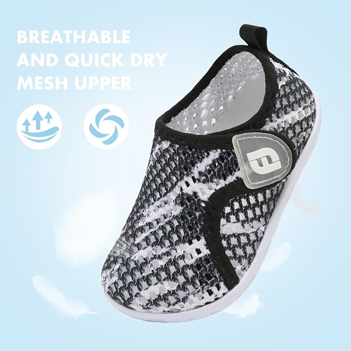 JOINFREE Baby Toddler Water Shoes Boys Girls Sandals Barefoot Kids Breathable Sneakers Shoes for Walking Running