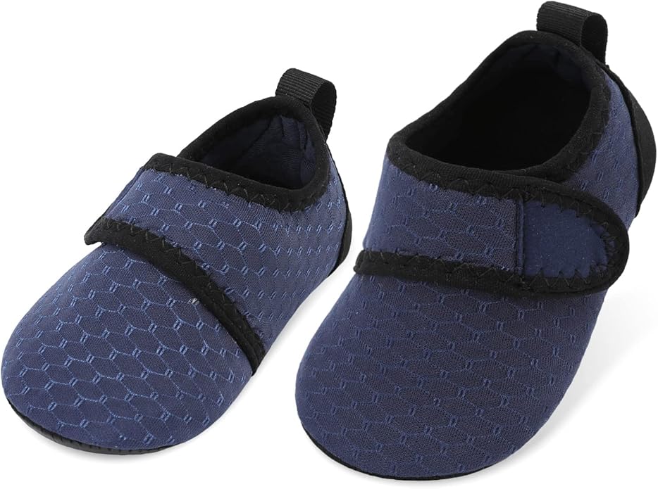JIASUQI Baby Boys and Girls Barefoot Swim Water Skin Shoes Aqua Socks for Beach Swim Pool