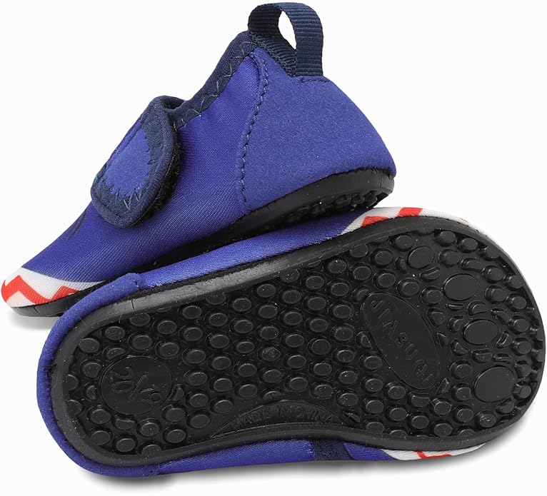 JIASUQI Baby Boys and Girls Barefoot Swim Water Skin Shoes Aqua Socks for Beach Swim Pool