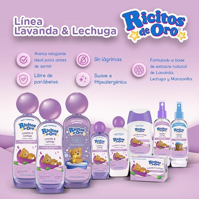 Ricitos de Oro Lav/Milk Cream, 250 ml, 1 Fl Oz (Pack of 1)