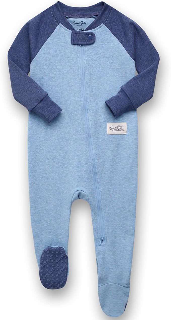 VAENAIT BABY Infant Toddler Boys Girls Modal Cotton Footed Pajamas One-Piece Romper Sleep and Play 0M-2T