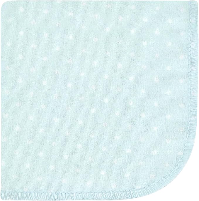 Hudson Baby Unisex Baby Flannel Cotton Washcloths, Lemon Daisy 10 Pack, One Size
