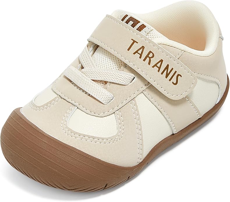 TARANIS Infant/Toddler Shoes Baby Sneaker Boy Girl First Walking Shoes Lightweight Non-Slip Newborn Crib Shoes