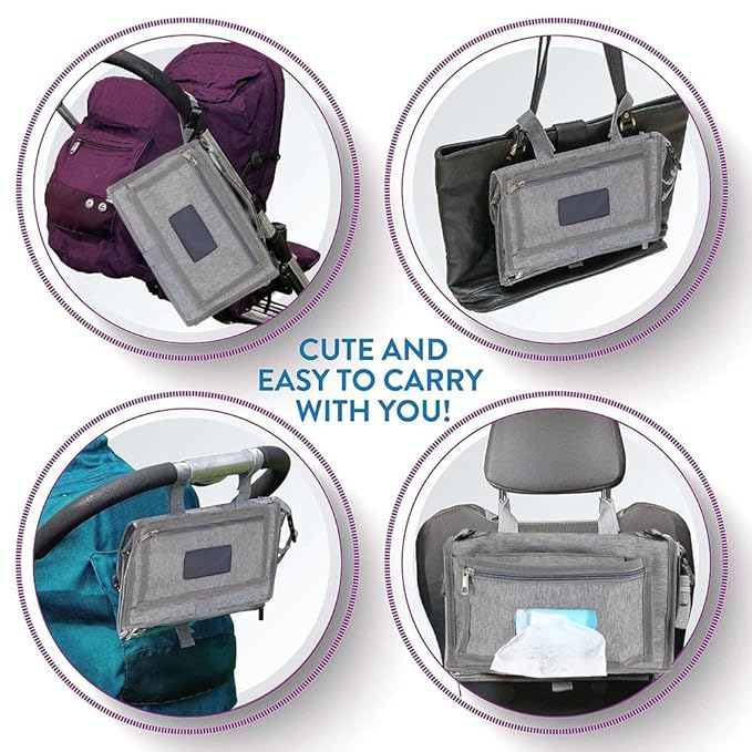 Baby Portable Diaper Changing Pad - Baby Changing Pad & Diaper Changer Travel Bag