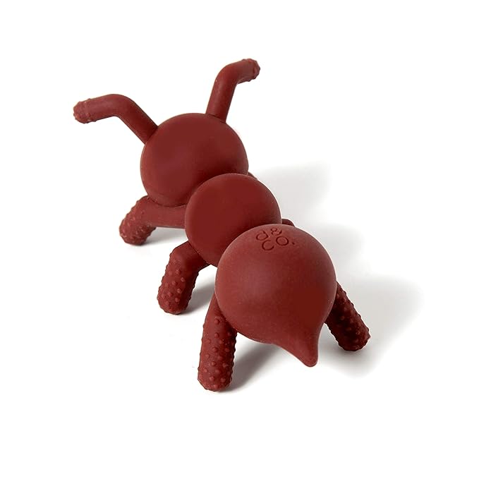 Doddle & Co. The Chew Ant Teether with Poppable Bubbles | Toddler Teething Fidget Toy for Baby | Enhaces Oral Fit & Easy to Hold & Grab | Helps to Promote Development for New Born Babies | Pack of 1