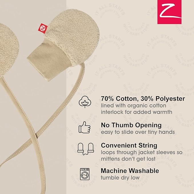 Zutano baby-boys Fleece Mittens