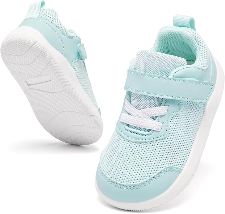 Wide Toe Box Toddler Shoes Baby First Walking Shoe Boys Girls Non-Slip Zero Drop Minimalist Tennis Sneakers