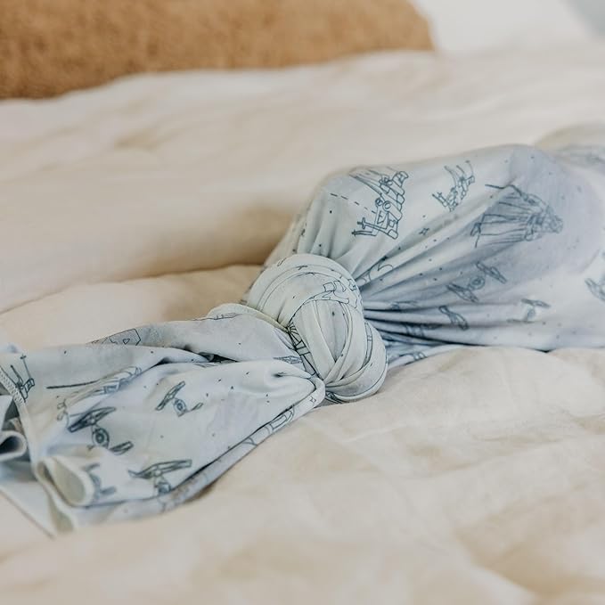 Copper Pearl Large Premium Knit Baby Swaddle Receiving Blanket Empire