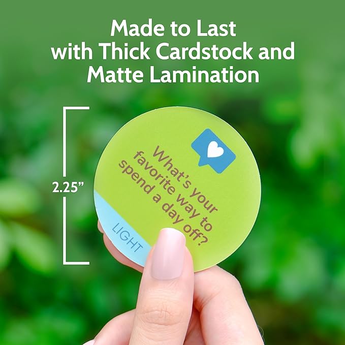 T MARIE Conversation Chips Team Building Game - Fun Ice Breaker for Work - Conversation Starters and Team Building Activity - 200 Prompts to Foster Team Bonding and to Get to Know Your Coworkers