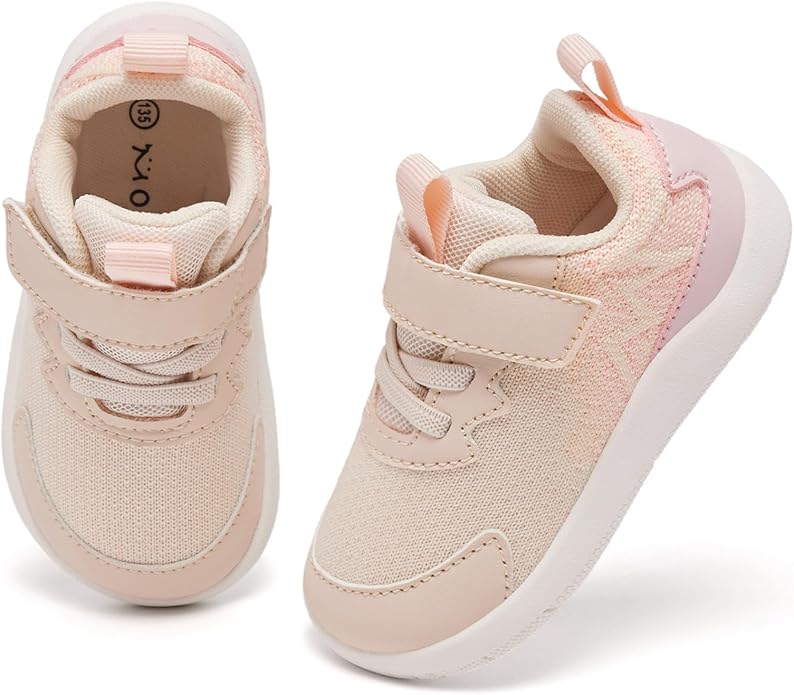 MORENDL Wide Toddler Shoes Baby Walking Shoes Boys & Girls Barefoot Sneakers Zero Drop Comfort Tennis Running Outdoor Activities