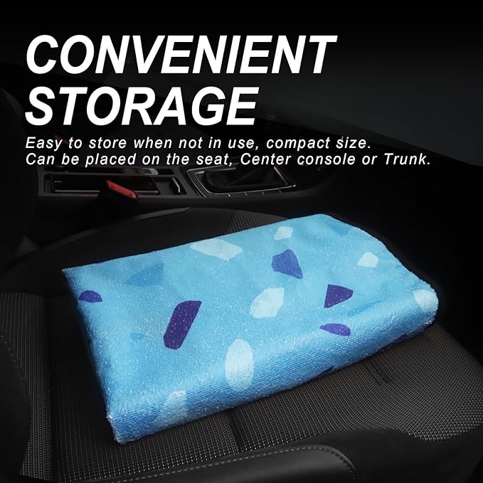 Sweat Towel Car Seat Cover Protector Front Seats for Gym Workout, Running, Swimming, Beach and Hiking, Waterproof Universal Seat Cover for Car, Truck, Van & SUV (1pcs Front Seat)