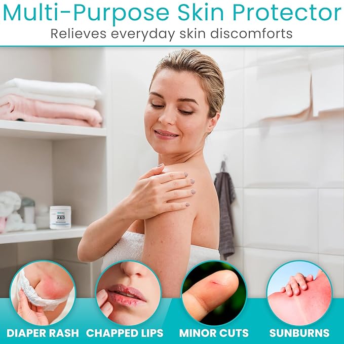 ViveCare A&D Ointment - Skin Protectant & Healing Lotion for Baby, Adult, Seniors - Soothing Cream for Diaper Rash Prevention, Skin Irritation, Burns, Cuts, Scrapes (15oz)