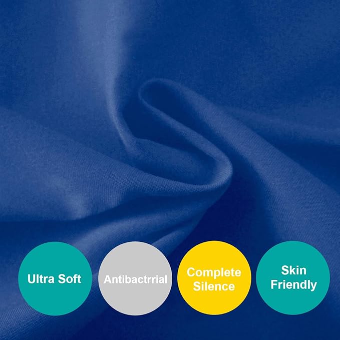 Biloban Pack and Play Sheets Fitted, 2 Pack Pack and Play Sheet Fits for Graco Pack n Play Mattress, Neutral Playard Sheets for Baby Boys and Girl, Light Grey & Navy