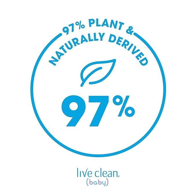 Live Clean Baby Soothing Oatmeal Relief Tearless Wash, 10 oz.