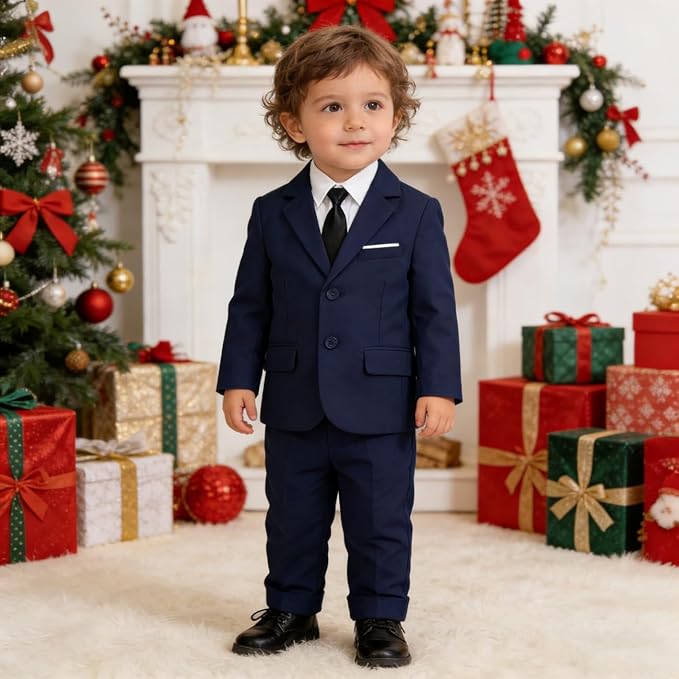 Baby Suit for Toddler Boys Infant Formal Suits Baby Boy Ring Bearer Wedding Outfit