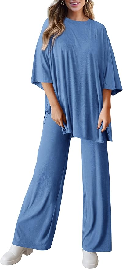PRETTYGARDEN Two Piece Sets for Women Summer Fashion Lounge Matching Set 2026 Spring Travel Vacation Airport Outfits Clothing