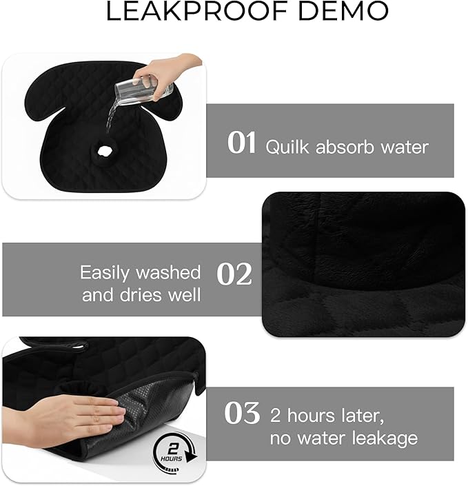 2 Pack Waterproof Piddle Pads Carseat Potty Training Car Seat Protector Waterproof Car Seat Liner Cover to Prevent Pee