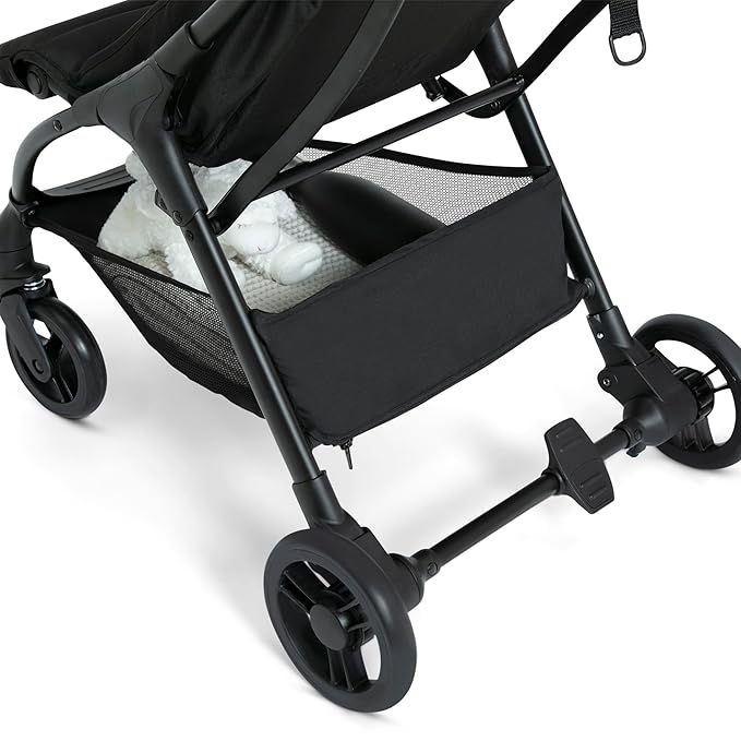 Jeep Altitude Compact Travel Stroller by Delta Children Greenguard Gold, Easy One Hand Fold, Lightweight, Extendable Canopy with Peek-a-Boo Window, Reclining Seat, 4 Wheel Suspension, Olive Green