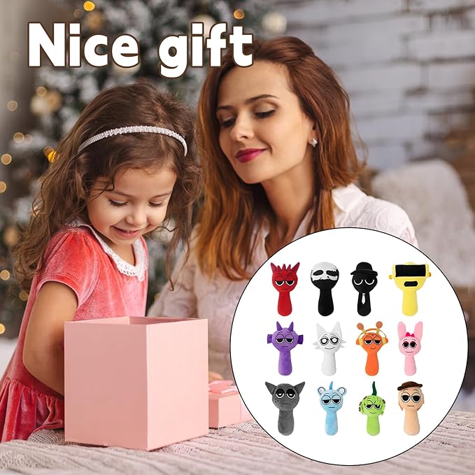 Sprunky Plush,Sprunky Plushies,Soft and Funs Stuffed Toys Dolls for Fans and Friends Christmas Birthday (New-4pc)