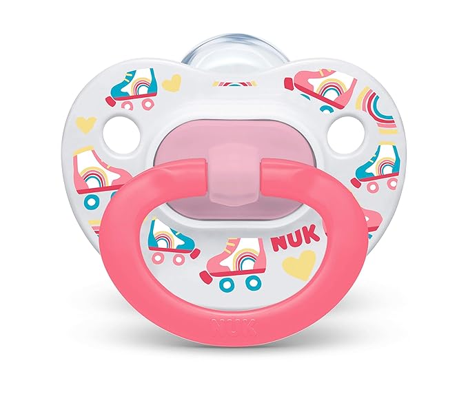 NUK Glow-in-the-Dark Orthodontic Pacifiers, 6-18 months, 3 Pack