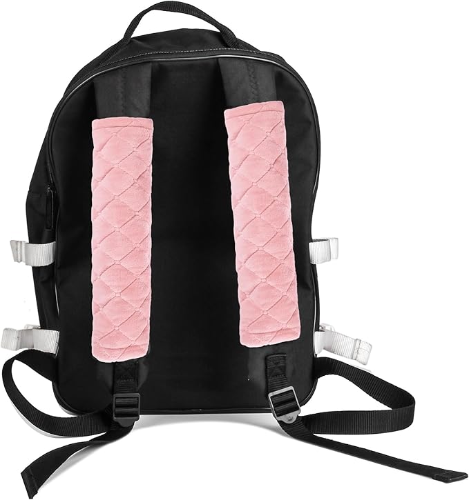 Amooca Soft Auto Seat Belt Cover Seatbelt Shoulder Pad Cushions 2 PCS for a More Comfortable Driving Universal Fit for All Cars and Backpack Dirty Pink