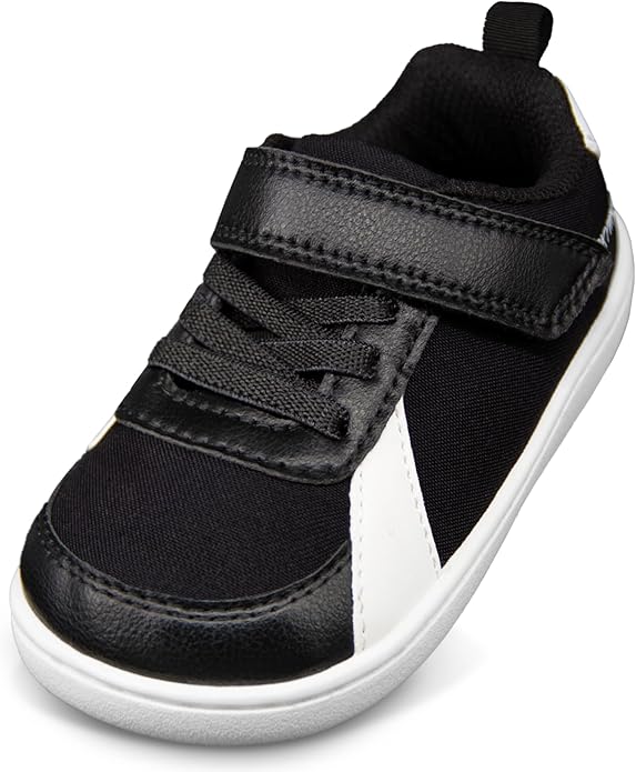 SKYWHEEL Toddler Wide Toe Box Barefoot Shoes Boys Sneakers Kids Tennis Shoes Comfort Lightweight Zero Drop Walking Shoe for Indoor/Outdoor Play