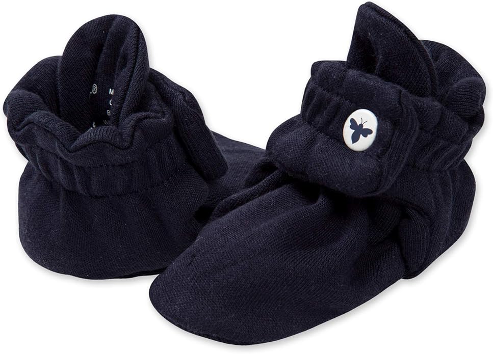 Burt's Bees Baby Unisex Booties Organic Cotton Newborn Essentials Shoes for Infants