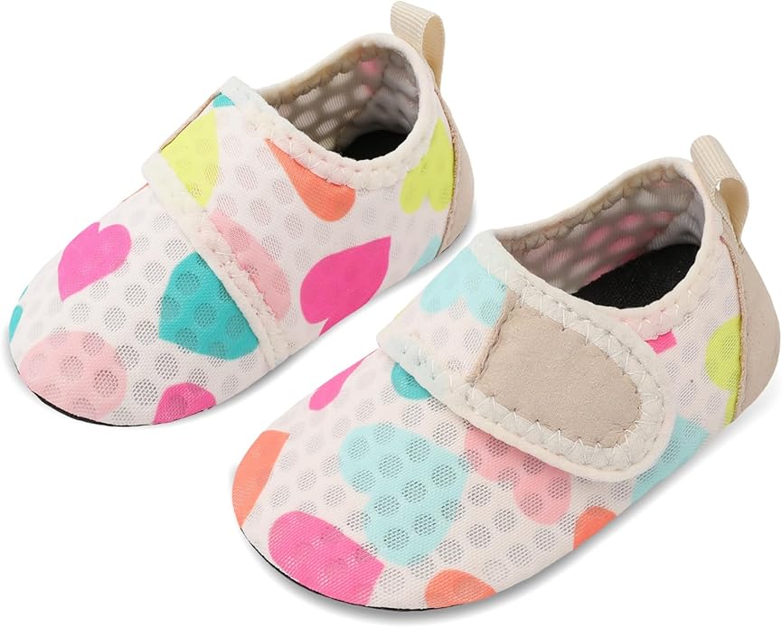 JIASUQI Baby Boys and Girls Barefoot Swim Water Skin Shoes Aqua Socks for Beach Swim Pool